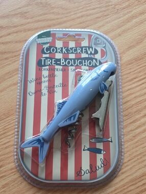 Fish-Shaped Corkscrew Wine Bottle Opener